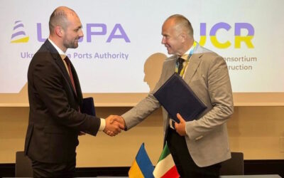 АМПУ та Ukrainian Reconstruction Consortium підписали Меморандум про розвиток портів на Конференції з відновлення України в Римі