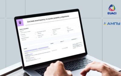 АМПУ у співпраці з Антикорупційною ініціативою Європейського Союзу розпочала використання системи управління ризиками у сфері закупівель