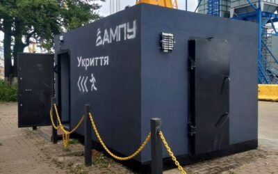 АМПУ встановила додаткові модульні укриття в Одеському порту